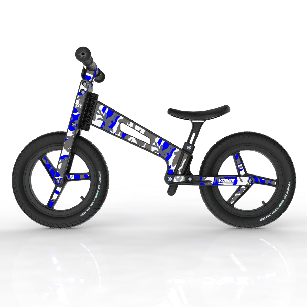LIFERYDER VOGUE Blue Storm toddler balance bike side view