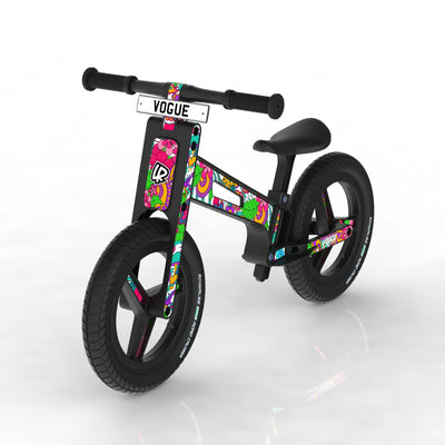 LIFERYDER VOGUE Flower Power balance bike sticker set preview