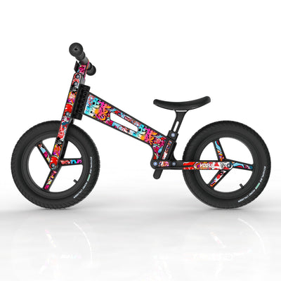 LIFERYDER VOGUE Graffiti toddler balance bike side view