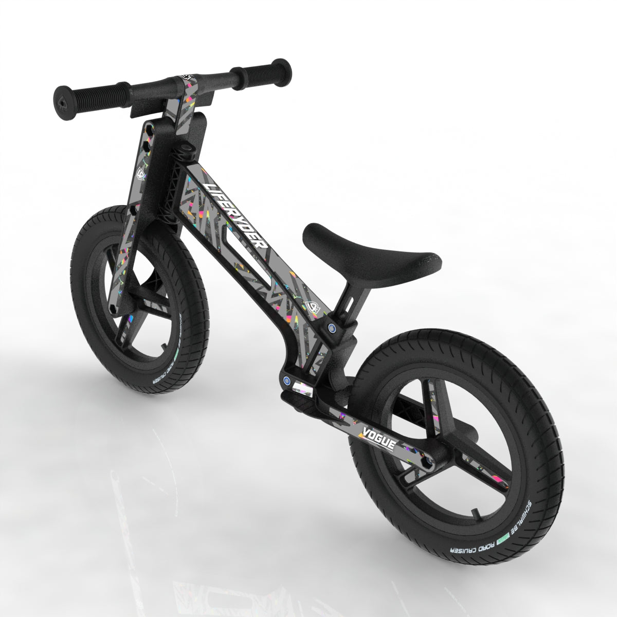 LIFERYDER VOGUE Moonshine 12 inch air tyre balance bike rear view