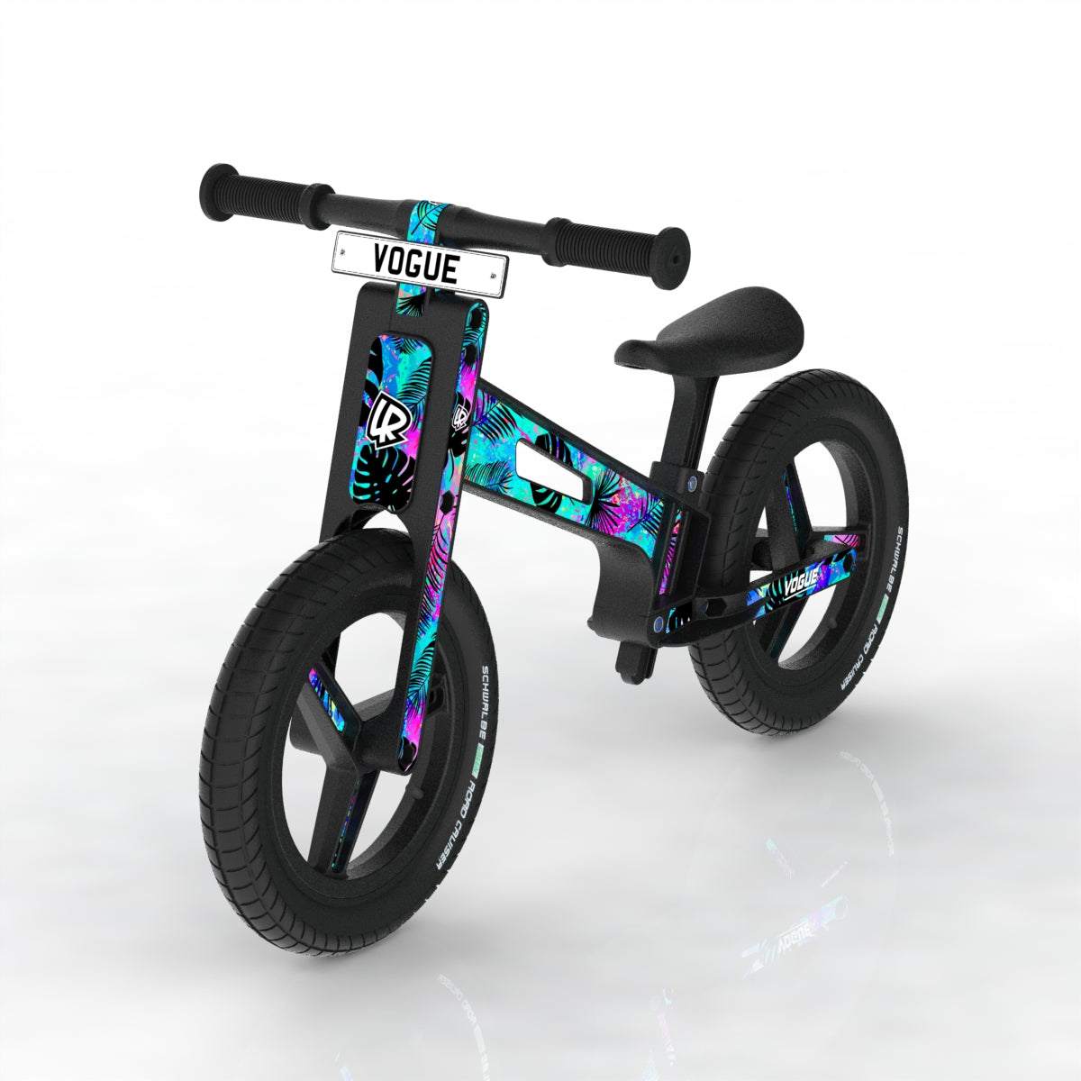 LIFERYDER VOGUE Neon Palm balance bike sticker set preview