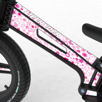 LIFERYDER VOGUE Peace & Love footrest balance bike detail