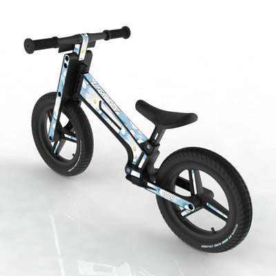 LIFERYDER VOGUE Sakura Clouds 12 inch air tyre balance bike rear view
