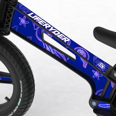 LIFERYDER VOGUE Ultraviolet footrest balance bike detail