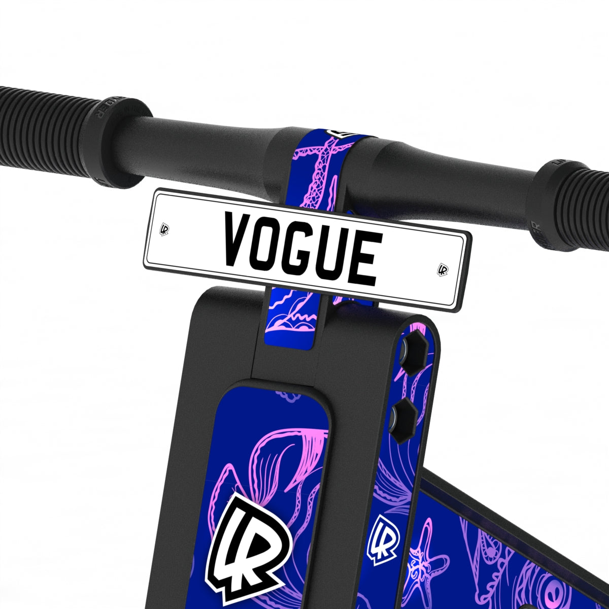 LIFERYDER VOGUE Ultraviolet adjustable seat balance bike detail