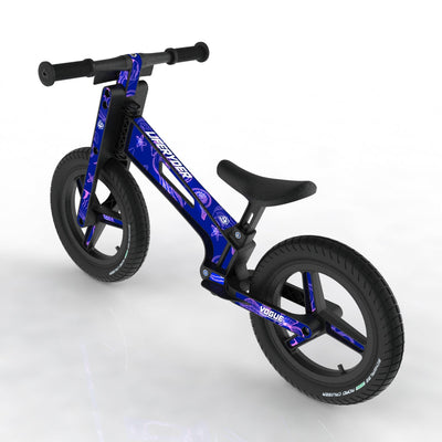 LIFERYDER VOGUE Ultraviolet 12 inch air tyre balance bike rear view