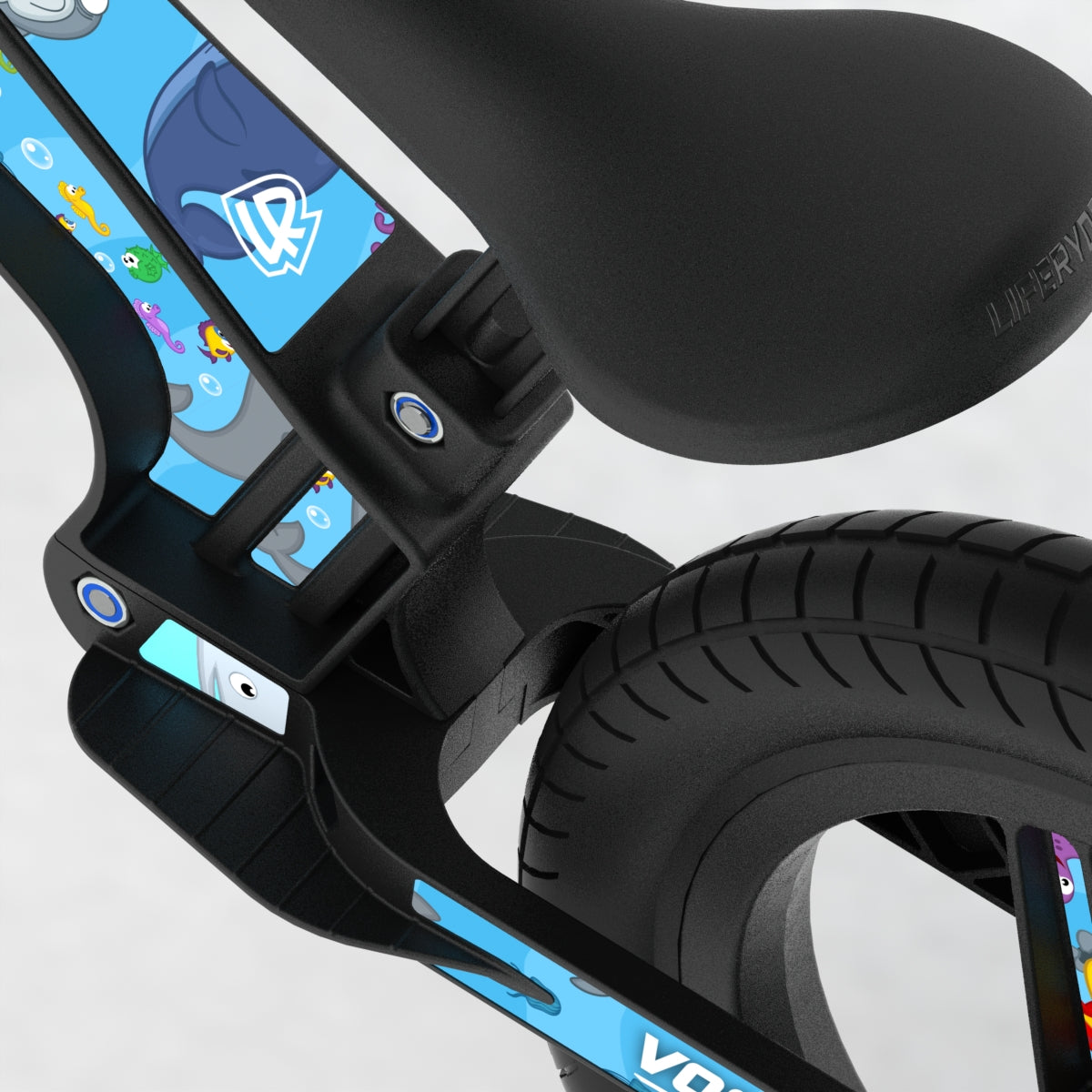 LIFERYDER VOGUE Under the Sea EVOLV graphics balance bike detail