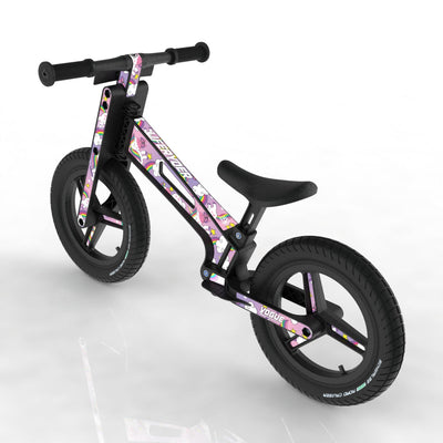 LIFERYDER VOGUE Unicorn 12 inch air tyre balance bike rear view