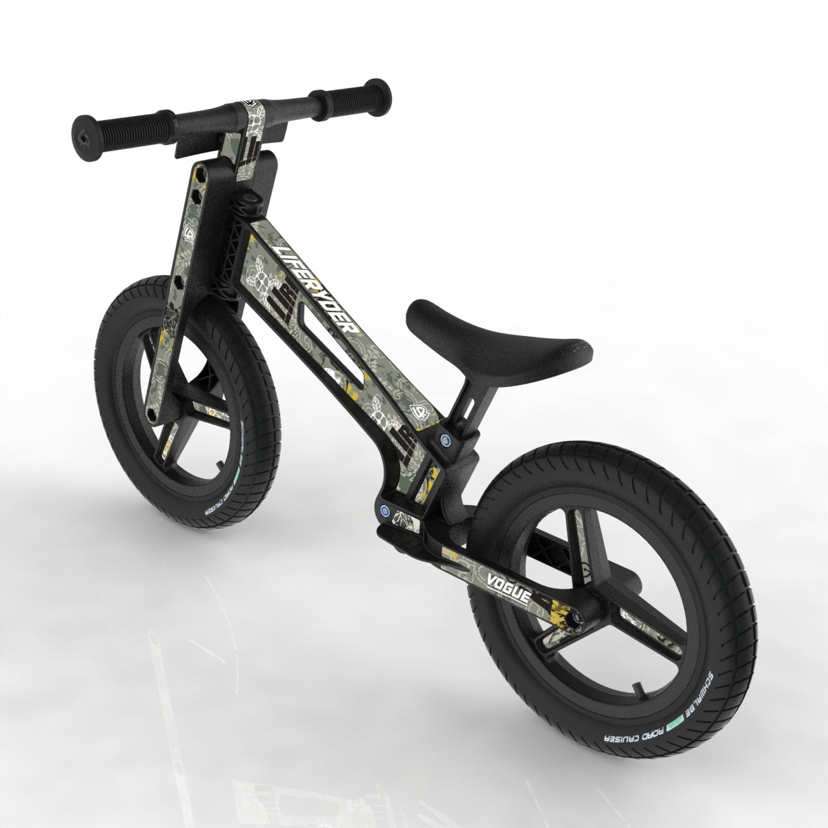 LIFERYDER VOGUE Urban Sports 12 inch air tyre balance bike rear view
