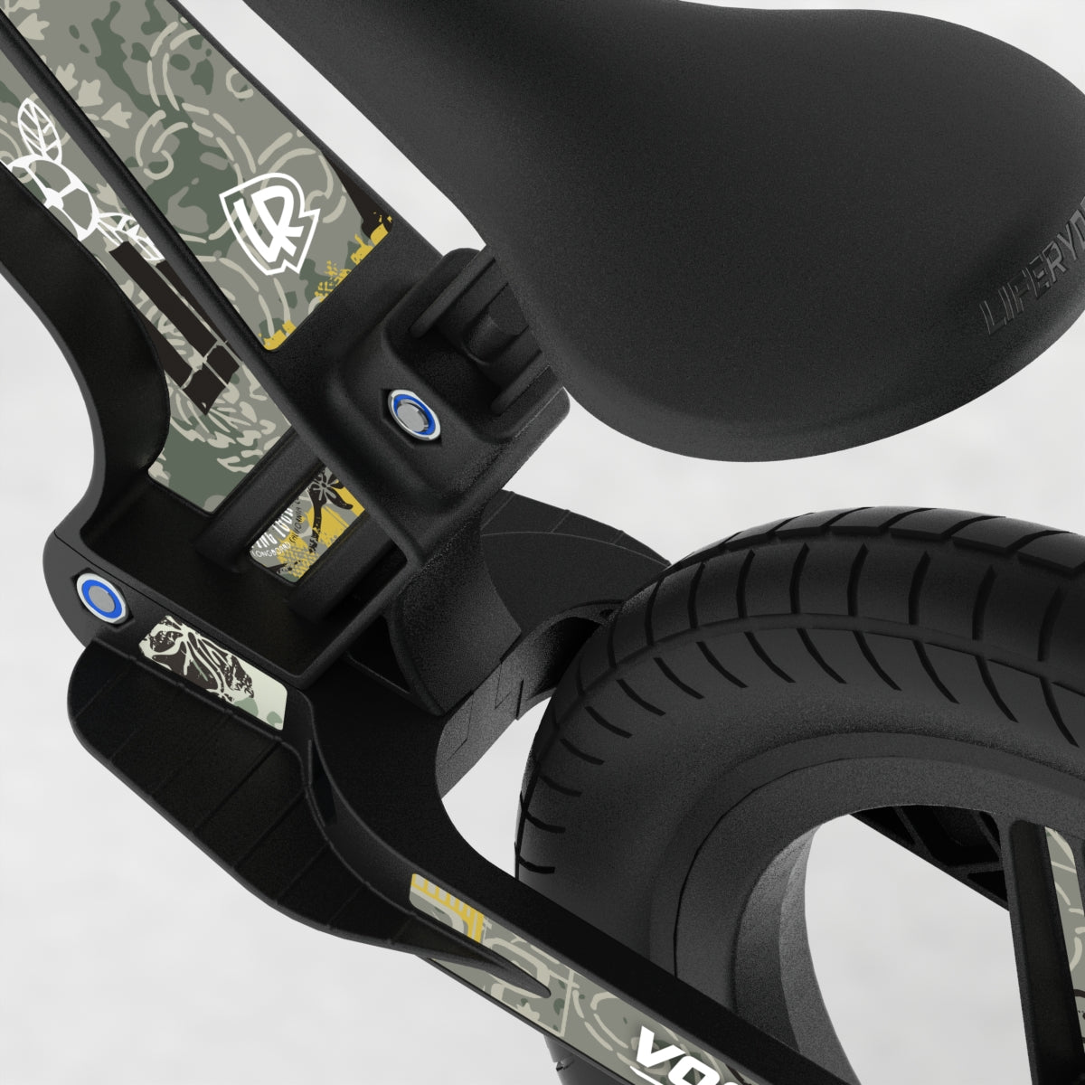LIFERYDER VOGUE Urban Sports EVOLV graphics balance bike detail