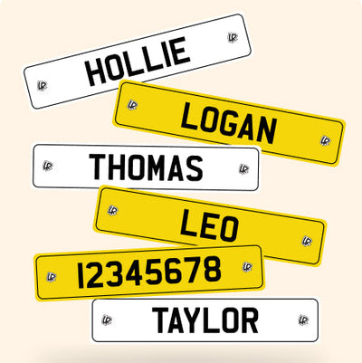 Personalised Mini Reg Plate