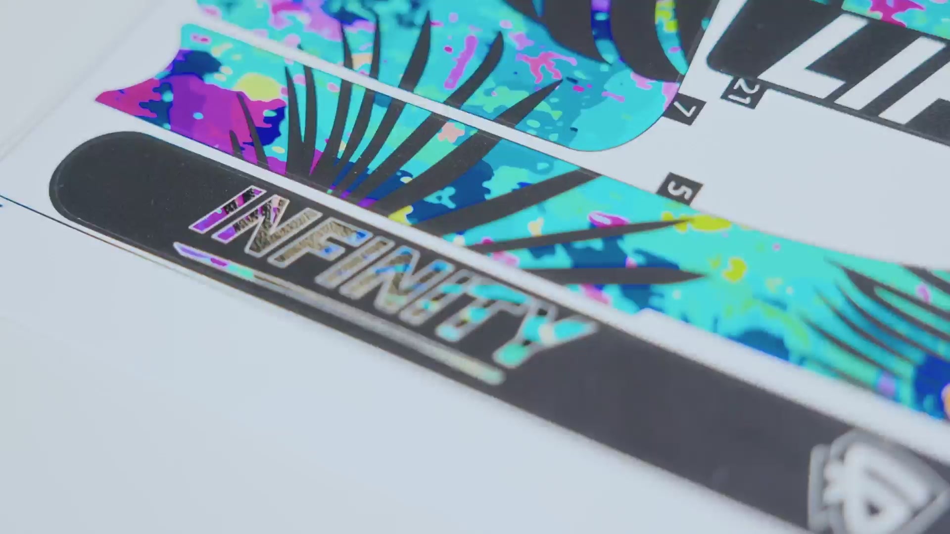 Load video: LIFERYDER EVOLV sticker application video for an INFINITY scooter