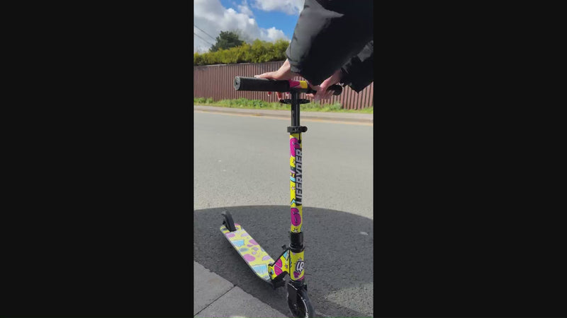 LIFERYDER QUEST quick fold scooter demonstration video